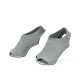 NikeGrip Dri-FIT Studio Women's Toeless Footie Socks - Grey - Polyester