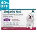 40% Off Simparica Trio For Dogs 5.6-11 Lbs (Purple) 6 Doses
