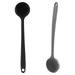 Homemaxs 2Pcs Silicone Body Scrubber Long Handle Back Scrubber Silicone Back Bath Brush