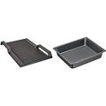 Neff Z9416X2 Grillplatte, Noir & Z11CN15E0 Profi-Pfanne Backofen-Kochfeld-Kombination/Grau