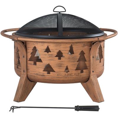 Sunjoy - xl Stahl Feuerschale askja in Kupfer - Ø76cm Image