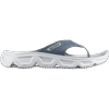 Badesandale SALOMON "REELAX BREAK 6.0", Gr. 47, blau (rauchblau, weiß), Synthetik, Textil, sportlich, Schuhe Zehentrenner, Erholungsschuhe