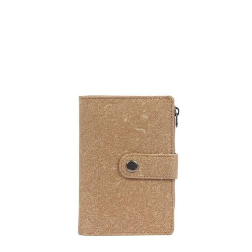 „Geldbörse MARGELISCH „“Corgémont 1″“ beige (sand) Kleinlederwaren Geldbörsen Geldbörse aus recycling Karton und fairer Produktion“