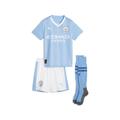 Trainingsanzug PUMA "Manchester City F.C. Home Mini Kit Jugendliche" Gr. 92, blau (team light blue white) Kinder Sportanzüge Puma