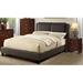 Wildon Home® Bed Upholstered/Faux leather in Gray | 46 H in | Wayfair 16A5969D0EEC43458386727FE9733740