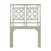 David Francis Furniture Rattan Open-Frame Headboard Wicker/Rattan in Green | Extra-long Twin | Wayfair B4020-T-S115