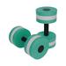 Midsumdr High-Density EVA-Foam Dumbbell- 1 Pair Aqua Fitness Barbells - Water Aerobics Pool Fitness Water Exercise - Foam Dumbbells Hand Bars Pool Resistance Exercise