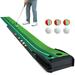 Fisca Putting Green Mat 9.9FT Golf Training Putting Mat with Auto Ball Return for Indoor/Outdoor