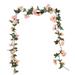 RKSTN Roses Artificial Flowers Artificial Flowers 69 Heads Artificial Rose Vine Hanging silk roll Flowers for Wall Decor Rattan Lightning Deals of Today - Summer Savings Clearance on Clearance