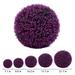 Artificial Plant Topiary Ball Artificial Greenery Ball Decorative Faux Boxwood Decorative Foliage Artificial Decorative Holiday Plants Spring Summer Faux Plant Decor (Purple 40cm=15.7in)