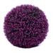 Artificial Plant Topiary Ball Artificial Greenery Ball Decorative Faux Boxwood Decorative Foliage Artificial Decorative Holiday Plants Spring Summer Faux Plant Decor (Purple 35cm=13.8in)