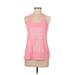 Under Armour Active Tank Top: Pink Activewear - Women's Size Medium