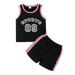 Rovga Boy Outfit Kids Toddler Clothes Casual Sleeveless Letters Prints Shorts Pants 2Pcs Outfits Set