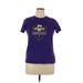 Nike Active T-Shirt: Purple Activewear - Women's Size X-Large