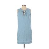 Madewell Casual Dress - Shift: Blue Dresses - Women's Size X-Small