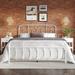 August Grove® Avier Metal Bed Metal in White | 44.33 H x 40.11 W x 78.49 D in | Wayfair 88845D066EBE42B7BBD00F841E8B5C12