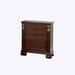 World Menagerie Volo Solid Wood Nightstand Wood in Brown | 24 H x 24 W x 16 D in | Wayfair 507A8DDF15204574AC42792BCEEA2B62