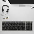 Keyboard/Mouse Wireless Bluetooth Bass Multi-channel Multi-compatible Ultra-thin Portable Lasting Plug And Play Charging Keyboard Office Games Gray