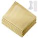 90% Sunblock Shade Cloth 10 x 12 ft Shade Cover for Garden Patio Plants Greenhouse Pool Beige