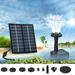 RKSTN Solar Water Pump Kit Solar Powered Water Pump with 7 Nozzles DIY Water Feature Outdoor Pump for Bird Bath Garden and Fish Tank Gardening Tools Garden Lightning Deals of Today on Clearance