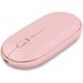Rechargeable Wireless Mouse 2.4G Ultra-thin Computer Mouse Optical Silent Mouse (white) rechargeable pink F115655