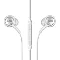 Premium White Wired Earbud Stereo In-Ear Headphones with in-line Remote & Microphone Compatible with Lenovo Phab 2 Pro