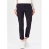 3/4-Hose STEHMANN "Igor", Damen, Gr. 38, N-Gr, blau (marine), Web, Obermaterial: 72% Viskose, 25% Polyamid, 3% Elasthan, unifarben, casual, figurbetont 3/4-Länge, Hosen, in Größen 32 bis 52, aus Viskose mit Stretch