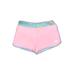 Skechers Athletic Shorts: Pink Color Block Sporting & Activewear - Kids Girl's Size 14