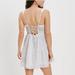 American Eagle Outfitters Dresses | Ae Tie Back Babydoll Dress Size Large | Color: White | Size: L