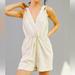 Anthropologie Pants & Jumpsuits | Daily Practice By Anthropologie The Playa Del Amore Romper Dress Xl Nwt | Color: Cream | Size: Xl