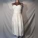 Anthropologie Dresses | By Anthropologie Corset Midi Dress|Size Xs|White Summer Dress Nwot | Color: White | Size: Xs