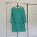 J. Crew Dresses | J.Crew Eyelet Shift Dress, Size 2 | Color: Green | Size: 2