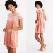 Madewell Dresses | Madewell Crushed Velvet Mockneck Dress | Size Xxs | Color: Pink | Size: Xxs