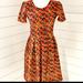 Lularoe Dresses | 3/$12 Lularoe Dress | Color: Green/Orange | Size: Xs