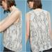 Anthropologie Tops | Anthropologie Akemi + Kim Marietta Mixed Media Cocoon Tank Top | Color: Gray/White | Size: Lp