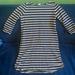 J. Crew Dresses | J Crew Navy Blue And White Striped Dress | Color: Blue | Size: 12g