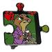 Disney Other | Disney Parks Character Connection Zootopia Puzzle Mystery Pin - Mrs. Otterton | Color: Red | Size: Os