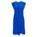 Louis Vuitton Dresses | Authentic Louis Vuitton Blue Ruffle Dress Size 4, Party Dress, Luxury Dress, Lv | Color: Black/Blue | Size: 4