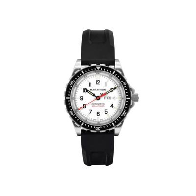 Marathon Arctic JDD w/3pc Black Rubber Strap White 46 mm WW194021SS-0530