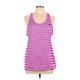 Adidas Active Tank Top: Purple Activewear - Women's Size Large