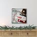 Northlight Seasonal Single Picture Frame Print on Canvas Canvas, Metal in Green/Red/White | 12 H x 12 W x 1 D in | Wayfair NORTHLIGHT NJ92462