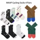 MAP-Chaussettes de compétition professionnelle pour le cyclisme le football le basket-ball la