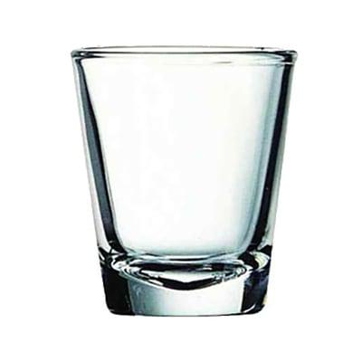 Arcoroc H5057 1 3/4 oz Specialty Whiskey Shot Glass, 72 / CS, Clear