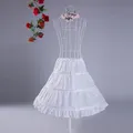 Jupes Tutu pour filles 3 cerceaux jupons fleuris accessoires de mariage Crinoline vêtements