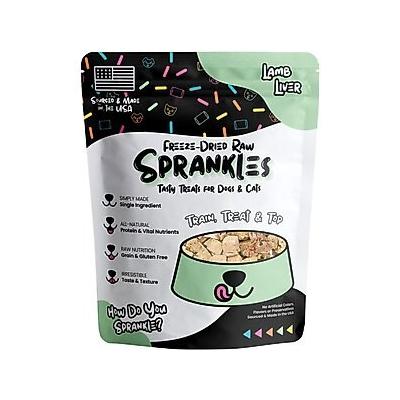 Sprankles Lamb Liver Grain-Free Freeze-Dried Cat & Dog Treat, 6-oz bag