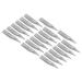 Uxcell 0.38mm Line Width Fountain Pen Nib Replacement 304 Stainless Steel Supplies for Drawing Writing 20 Pcs