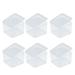 50Pcs Small Clear Plastic Containers Component Storage Box Mini Tool Boxes