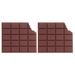 Glue Cover Notebook 2Pcs Chocolate Shaped Cover Notepad Binding Pocket Notebook Portable Mini Daily Diary For Friends