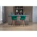 Modern Swivel Bar Stools Set of 2, Upholstered Counter Height Barstool Bar Chairs with Backrest and Footrest