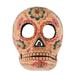 Novica Handmade Flirty Floral Skull Wood Mask